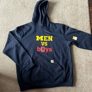 Blue Carhartt Michigan hoodie